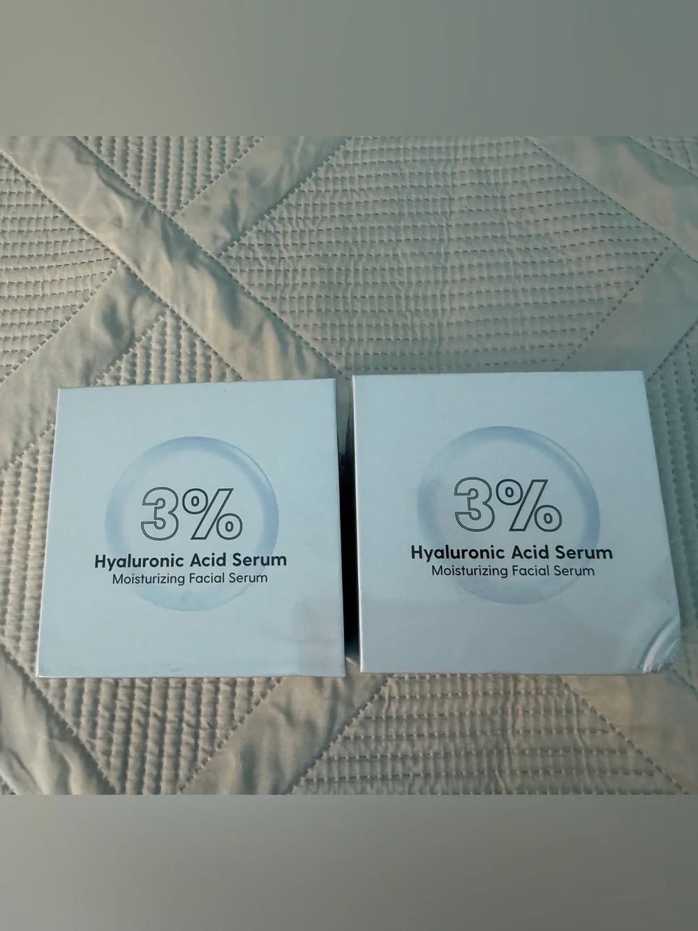 TurnSkin 3% Hyaluronic Acid Serum Vials - Hydrating Face Serum - 2 New Boxes